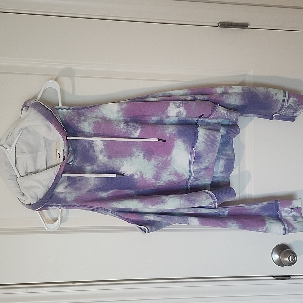 Hollister Lavender Tie-Dye Hoodie